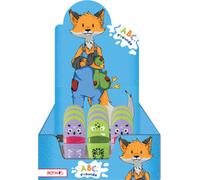 ROTH 2in1 boîte à pointes & gomme "ABC Freunde" présentoir 15 pièces