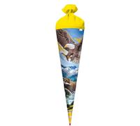 ROTH Cornet d'écolier, grand aigle de mer, 70 cm, rond, avec fermeture en feutre, fermeture en feutre, pour la rentrée scolaire