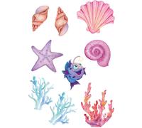 ROTH Décorations à repasser pour cartable en tissu DIY Mer magique