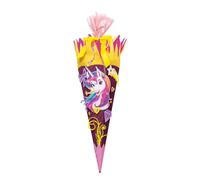 ROTH Kit de bricolage pour cornets d'école "Portrait de licorne" 680 mm hexagonal