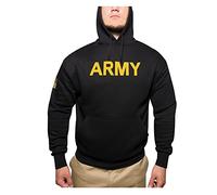 ROTHCO 10054: Army Printed Pullover Hoodie-Black Équipement Tactique/vêtements pour Hommes, Noir, Taille Unique