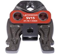 Rothenberger Mâchoire de presse Compact V/SV 19 kN l. nominale 15 mm métal/métal non ferreux