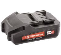 Rothenberger 1000001652 RO BP18/2 Batterie de rechange 18 V 2 Ah Li-Ion