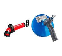 Rothenberger 7.2070X Déboucheur de Canalisation PRO & Silverline 395010 Pistolet de débouchage à tige flexible 6 mm x 6 m