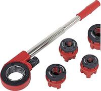 Rothenberger Industrial 070669E Super Cut Coffret Cage porte Filiére avec 4 Tetes 1/2" - 3/4" - 1" 4"