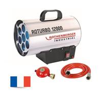 Générateur D'Air Chaud - Rothenberger - Roturbo 12000 - 12 Kw - Bas - Gris Gris G