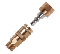 ROTHENBERGER Industrial - 1500004736 - Raccord Rapide pour Gaz Industriel avec Écrou-Raccord en SET avec Goupille de Couplage D4 avec Filetage Extérieur pour Gaz Combustible