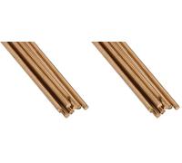 ROTHENBERGER Industrial - 35603 - Baguettes Industrielles de Soudage et de Brasage en Laiton, ROLOT 603, 8 Pièces 1.5x333 mm (Lot de 2)