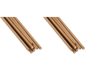 ROTHENBERGER Industrial - 35603 - Baguettes Industrielles de Soudage et de Brasage en Laiton, ROLOT 603, 8 Pièces 1.5x333 mm (Lot de 2)
