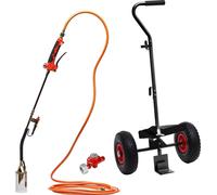 ROTHENBERGER Industrial Chalumeau chauffant ECO Piezo en 2 parties & chariot de transport de bouteilles en kit - 1500005295