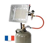 Rothenberger Chauffage mobile infrarouge Brasero Piezo Gaz propane Gris