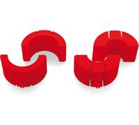 ROTHENBERGER Jeu de mâchoires de serrage pour ROCUT 110, 75mm, 2 demi-coquilles - 55022