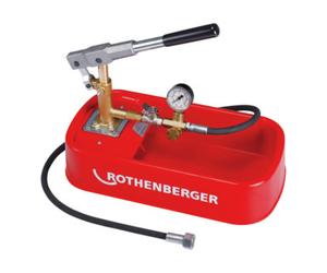 ROTHENBERGER Pompe de vérification RP30 cap.vérip. 0-30bar,cap. press. 0-440ps 4,5l, raccorde Quantité:1