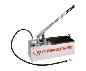 ROTHENBERGER Pompe de vérification RP50S INOX Pla.con.0-60bar pla.pres.0-860psi 0-6MPa 12l, r Quantité:1