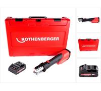 Rothenberger ROMAX 4000 Sertisseuse sans fil 18 V Li-Ion électro-hydraulique + Coffret de transport + 1x Batterie 4 Ah, sans Chargeur