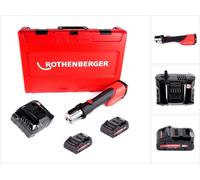Rothenberger ROMAX 4000 Sertisseuse sans fil 18V + 2x Batteries 4,0 Ah + Chargeur + Coffret