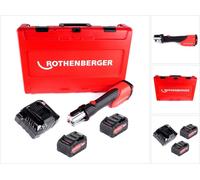Rothenberger ROMAX 4000 Sertisseuse sans fil 18V + 2x Batteries 8,0 Ah + Chargeur + Coffret