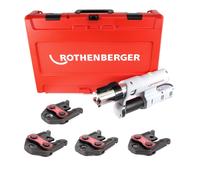 Rothenberger ROMAX AC ECO Basic 230 V Sertisseuse type C set "V" en coffret de transport avec mâchoires SV 15-18-22-28