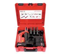 Rothenberger ROMAX Compact TT 1000002120 Kit de pressage pour tuyaux avec chargeur UE Capacité de batterie 2 Ah Contour mâchoires de sertissage TH 16 mm-20 mm-26 mm Diamètre de la zone de travail