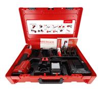 Rothenberger Romax Nano IJAW Kit De Tige De Pressage À Batterie (1 Batterie 2,0 Ah) Avec Mâchoires De Pressage TH16-20-26 Mm Dans Un Coffret