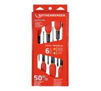 ROTHENBERGER Rothenberger Jeu de tournevis EUROLINE, 2xPZ, 4xFente Quantité:1