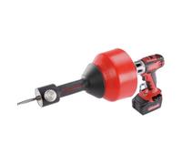 ROTHENBERGER Rothenberger machine à nettoyer les tuyaux à la main ROSPIMATIC CL, machine de base avec spirale 8mmx7,5m avec tête de club Quantité:1