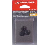 ROTHENBERGER Molette de coupe Rothenberger pour ROTRAC 28/42, cuivre, aluminium, acier, 3 pièces Quantité:3