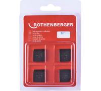 ROTHENBERGER SC Mâchoires de coupe, NPT, 1/2", 4 pièces - 070918X