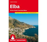 Elba – Grande Traversata Elbana : 41 itinéraires avec GPS + carte de randonnée – Bergverlag Rother