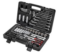 Rothewald Jeu d’outils 92 pièces, métrique 92 PCES, MÉTRIQUE