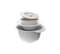 Rotho 1043302590 Fresh Lot de 2 saladiers 1.2l 4l couvercle plastique Mixing