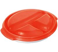 Rotho 1711902792 Micro Onde Assiette, Plastique, Papaye-Rouge, 45 x 35 x 25 cm