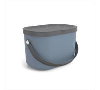 Rotho Albula 1054606161WS Poubelle bio avec couvercle 3,2 l pour la cuisine