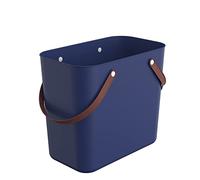 Rotho Albula Panier à provisions 25 l, en Plastique (polypropylène recyclé), Bleu, 25 l (40,0 x 23,5 x 34,0 cm)