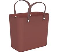Rotho Albula Panier à provisions 25 l, en plastique (PP recyclé), rouge, 25 l (40,0 x 23,5 x 34,0 cm)