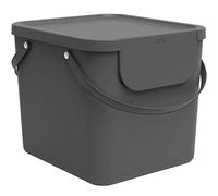 Rotho Système de séparation des déchets Albula 40 L pour la cuisine PP sans BPA Anthracite