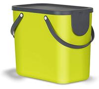Rotho Albula Système de séparation des déchets 25l pour la cuisine, Plastique (PP) sans BPA, vert/anthracite, 25l (40.0 x 23.5 x 34.0 cm)