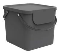 Rotho Albula Système de Séparation des Déchet s 40 l pour La Cuisine, Plastique (PP) sans BPA, Anthracite, 40 l (40,0 X 35,8 X 34,0 cm)