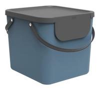 Rotho Système de séparation des déchets Albula 40 L Plastique PP sans BPA Bleu/Anthracite