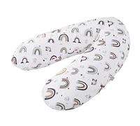 Rotho Babydesign Coussin d'allaitement Multi Boho Rainbow, Multicolore