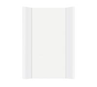 Rotho Babydesign Matelas à langer bébé en forme de cale 70 x 50 cm blanc | Dès 0 mois, forme de cale, format 70 x 50 x 10 cm, surface imperméable et lavable, couleur blanche, pour les soins de bébé