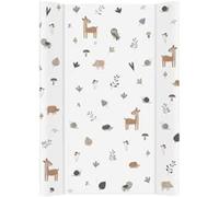 Rotho Babydesign Wickelauflage Keil 50 x 70 cm - wickelauflage - wickeltischauflage - abwaschbar - wickelmatte - wasserdicht - Motiv Waldtiere