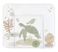 Rotho Babydesign Matelas à langer large (85 x 72 cm) - matelas à langer - housse de table à langer - lavable - tapis à langer - imperméable - motif Sea Life