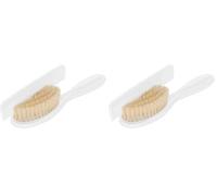 Rotho Babydesign Peigne et Brosse, À partir de 0 Mois, TOP, Blanc, 20059 0001 01 (Lot de 2)