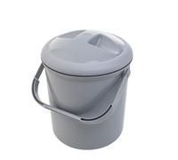 Rotho Babydesign Seau à Couches, 10 L, Dès La Naissance, Bella Bambina, Stone Grey (Gris Pierre), 20021 0286