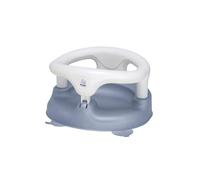 Rotho Babydesign Siège de bain bébé antidérapant avec sécurité enfant bleu | Aide à l’assise de bébé pour le bain, maintien antidérapant, grand confort d’assise, sécurité enfant intégrée, coloris bleu