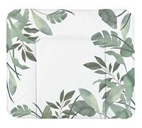 Rotho Babydesign Wickelauflage Breit (84 x 72 cm) - wickelauflage - wickeltischauflage - abwaschbar - wickelmatte - wasserdicht - Motiv Soft Tropical