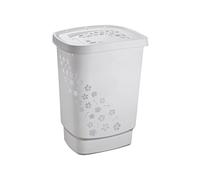 ROTHO Bac à linge. 55L FLOWERS gra 44,7x34,7x60,4cm