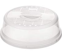 Rotho Basic Couverture micro-ondes, Plastique (PP) sans BPA, transparent, (26.5 x 26.5 x 6.5 cm)