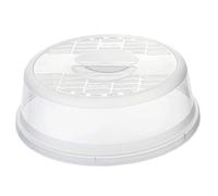 Rotho Basic Couverture micro-ondes, Plastique (PP) sans BPA, transparent, (28.5 x 28.5 x 9.2 cm)